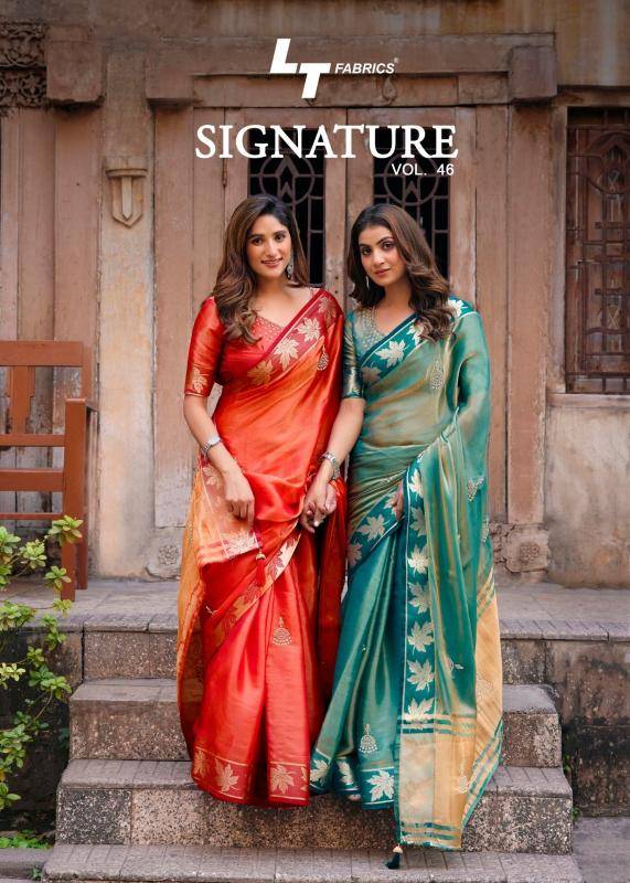 Lt fashion signature vol 46 Saree Wholesale clothing market in Mumbai